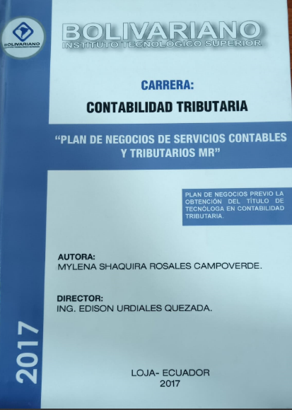 PLAN DE NEGOCIOS DE SERVICIOS CONTABLES Y TRIBUTARIOS MR