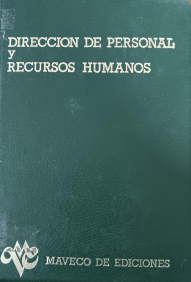 DIRECCIÓN DE PERSONAL y RECURSOS HUMANOS