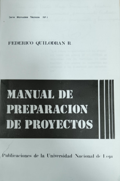 MANUAL DE PREPARACIÓN DE PROYECTOS