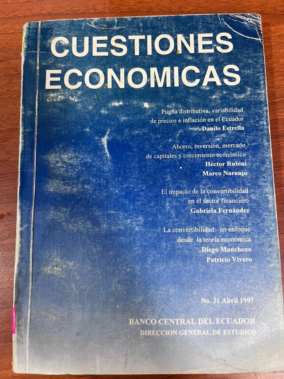 CUESTIONES ECONÓMICAS