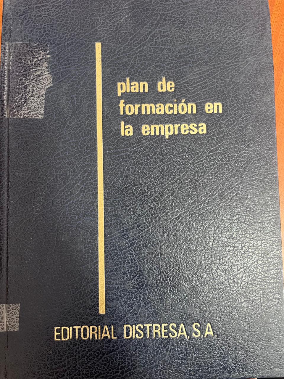 PLAN DE FORMACIÓN EN LA EMPRESA