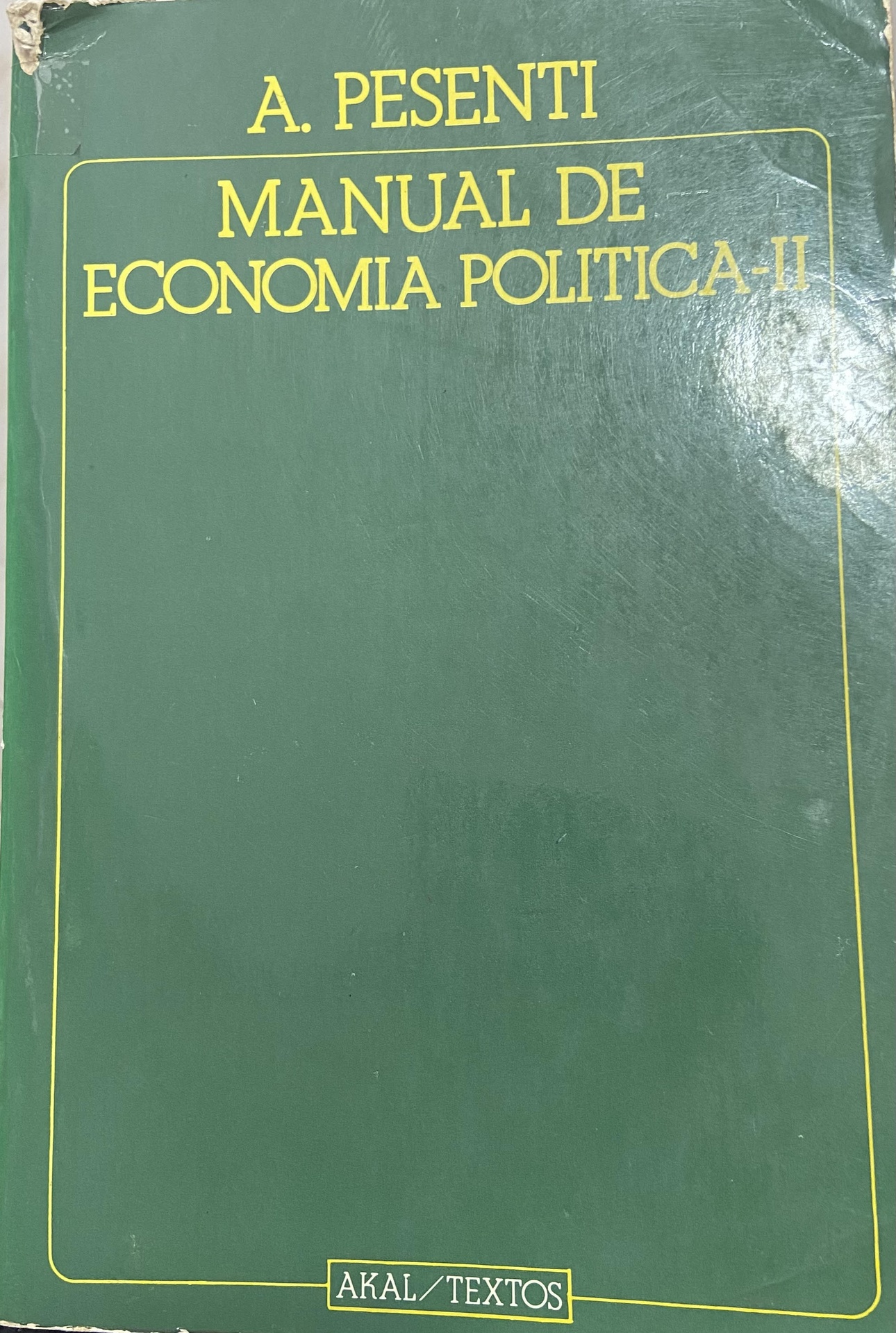 Manual de Economía Política-II