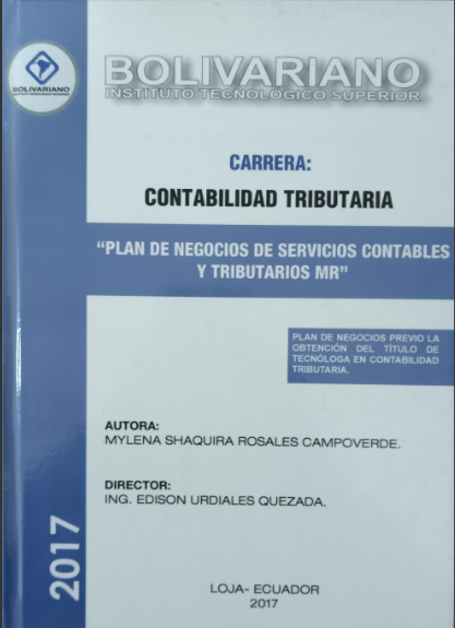 PLAN DE NEGOCIOS DE SERVICIOS CONTABLES Y TRIBUTARIOS MR