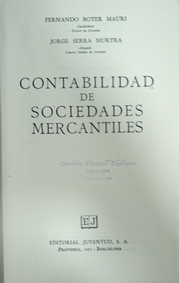 CONTABILIDAD DE SOCIEDADES MERCANTILES