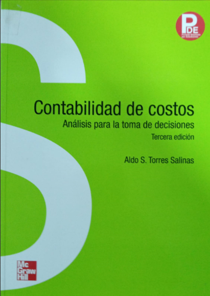 CONTABILIDAD DE COSTOS ANÁLISIS PARA LA TOMA DE DECISIONES