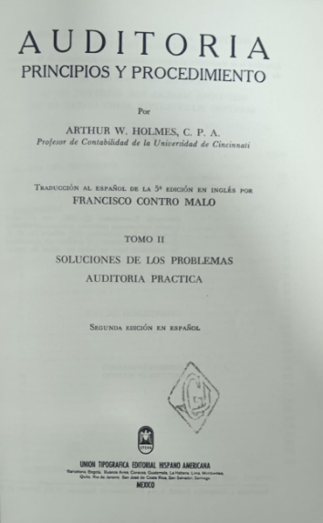 AUDITORIA PRINCIPIOS Y PROCEDIMIENTO tomo II