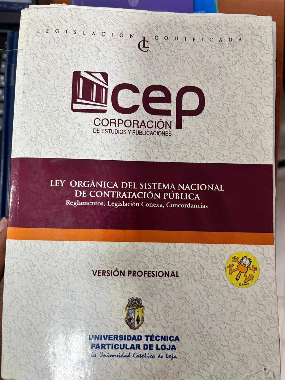 LEY ORGÁNICA DEL SISTEMA NACIONAL DE CONTRATACIÓN PÚBLICA